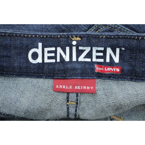 Denizen Levis Jeans Womens 14 Blue Ankle Skinny Cotton Blend Stretch - Picture 3 of 7